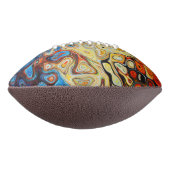 油抽象芸術パターン アメリカンフットボール (回転90)