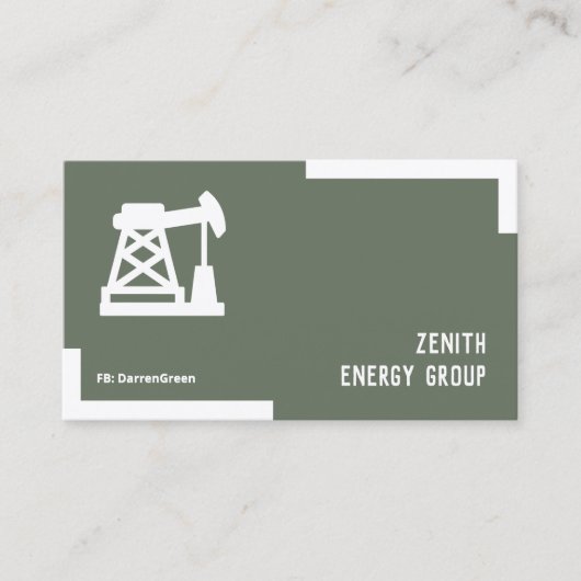 油業界QR 名刺 (正面)