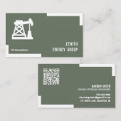 油業界QR 名刺 (正面/裏面)