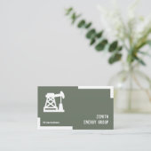 油業界QR 名刺 (スタンド正面)