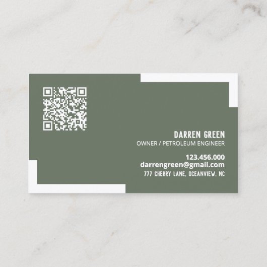 油業界QR 名刺 (裏面)