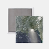 油流出の衛星表示 マグネット (正面/裏面)