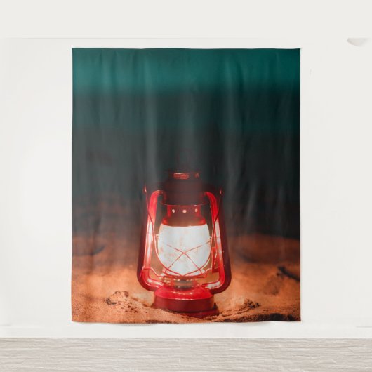 油灯 タペストリー (正面)