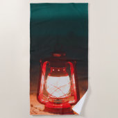 油灯 ビーチタオル (正面)