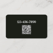 油産業石油QR 名刺 (裏面)