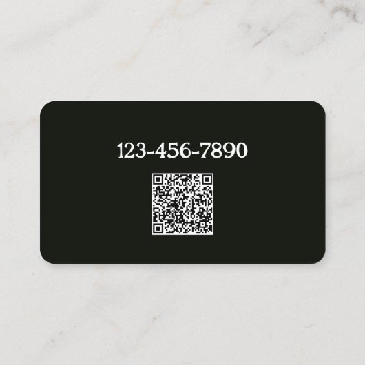 油産業石油QR 名刺 (裏面)