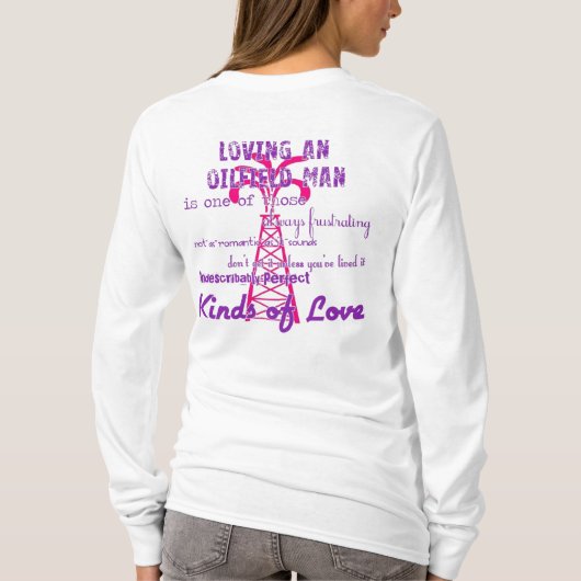 油田の人を愛すること Tシャツ (裏面)