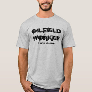 油田の労働者のTシャツ Tシャツ