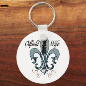 油田の妻 キーホルダー (正面)