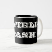 油田の屑のマグ ツートーンマグカップ (正面右)