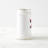 油田の屑、スカル及び十字の骨 ビールジョッキ (中央)