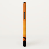 油田の改修サービス装備、オレンジ空の日没 Case-Mate iPhoneケース (裏面/右)