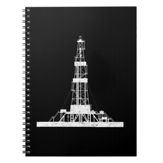 油田ドリラードリリングリグ ノートブック (正面)