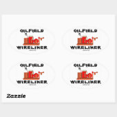 油田ワイヤーライナー、ワイヤーライン、スライクライン、オペレーター、油 楕円形シール (シート)