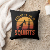 油田ワーカーポンプが油リグを吹き出すまで クッション (ブランケット)