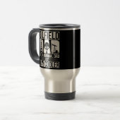 油田ワーカーリグドリリング荒頸油田 トラベルマグ (正面左)