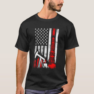 油田掘削用油場 Tシャツ