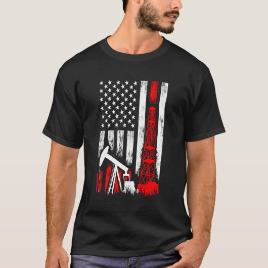 油田掘削用油場 Tシャツ (正面)