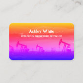 油田石油カスタム石油QR 名刺 (正面)