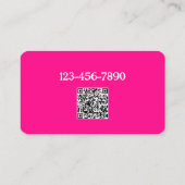 油田石油カスタム石油QR 名刺 (裏面)