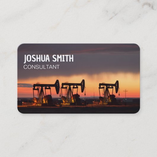 油田石油油 名刺 (正面)