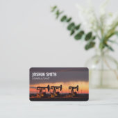 油田石油油 名刺 (スタンド正面)