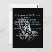 油田祈りの言葉ルーン ポストカード (正面/裏面)