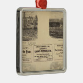 油田、住宅 メタルオーナメント (右)