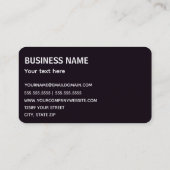 油田 名刺 (裏面)