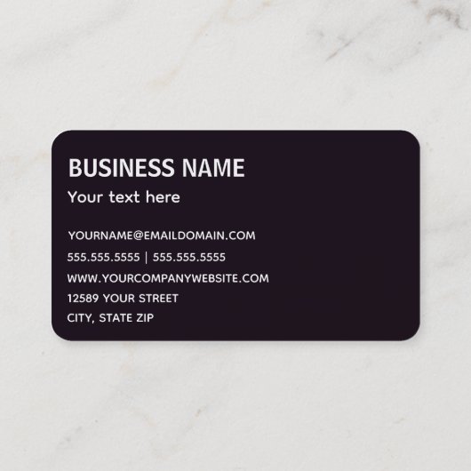 油田 名刺 (裏面)