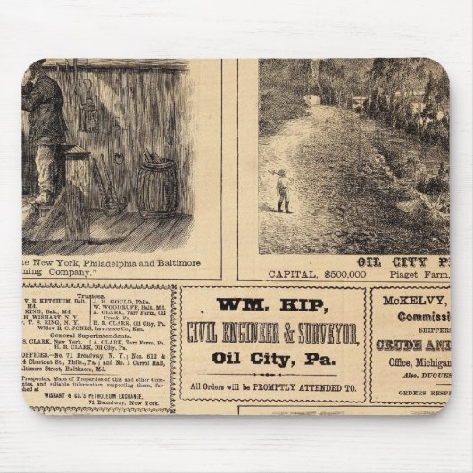 油畑 マウスパッド (正面)