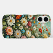 油絵の花の草原のカバー Case-Mate iPhoneケース (裏面 (横))