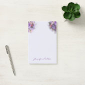 油絵の花エレガントテンプレート手書 ポストイット (オフィス)