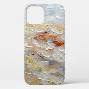 油絵の質感、ア素晴らしート背景、抽象芸術 iPhone 12ケース