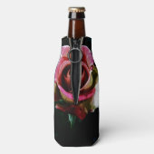 油絵の赤いバラ ボトルクーラー (ボトル裏面)
