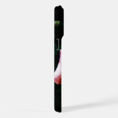 油絵の赤いバラ iPhoneケース (右側面)