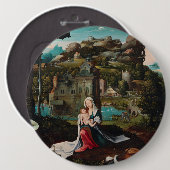 油絵は木の壁アートを愛する 缶バッジ (正面&裏面)