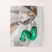 油絵を描とブラシ ジグソーパズル (縦)