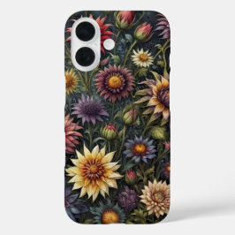 油絵を描の花の覆い iPhone 16ケース