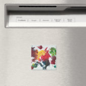 油絵を描レッドパレット磁石 マグネット (インサイチュ (食洗機))