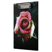 油絵を描レッドローズ クリップボード (左)