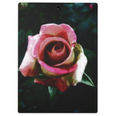 油絵を描レッドローズ クリップボード (裏面)