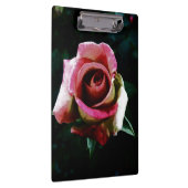 油絵を描レッドローズ クリップボード (右)