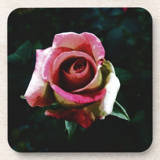 油絵を描レッドローズ コースター (正面)