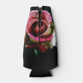 油絵を描レッドローズ ボトルクーラー (裏面)