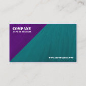 油絵を描三角形コーナー – 紫と緑 名刺 (裏面)
