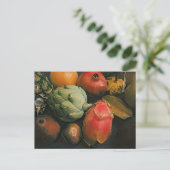 油絵を描果実 ポストカード (スタンド正面)