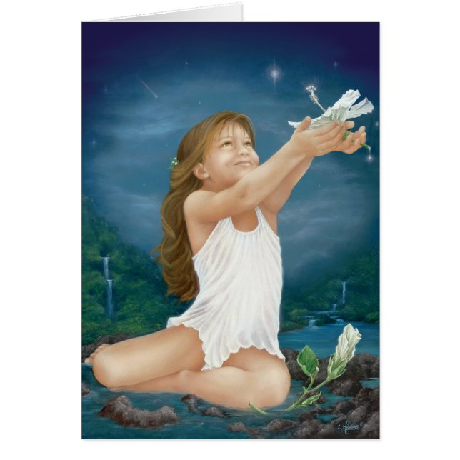 油絵を"望むロリ地方Higgins著"島 (正面)