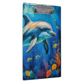 油絵イルカ クリップボード (右)