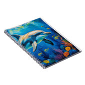 油絵イルカ ノートブック (右側)